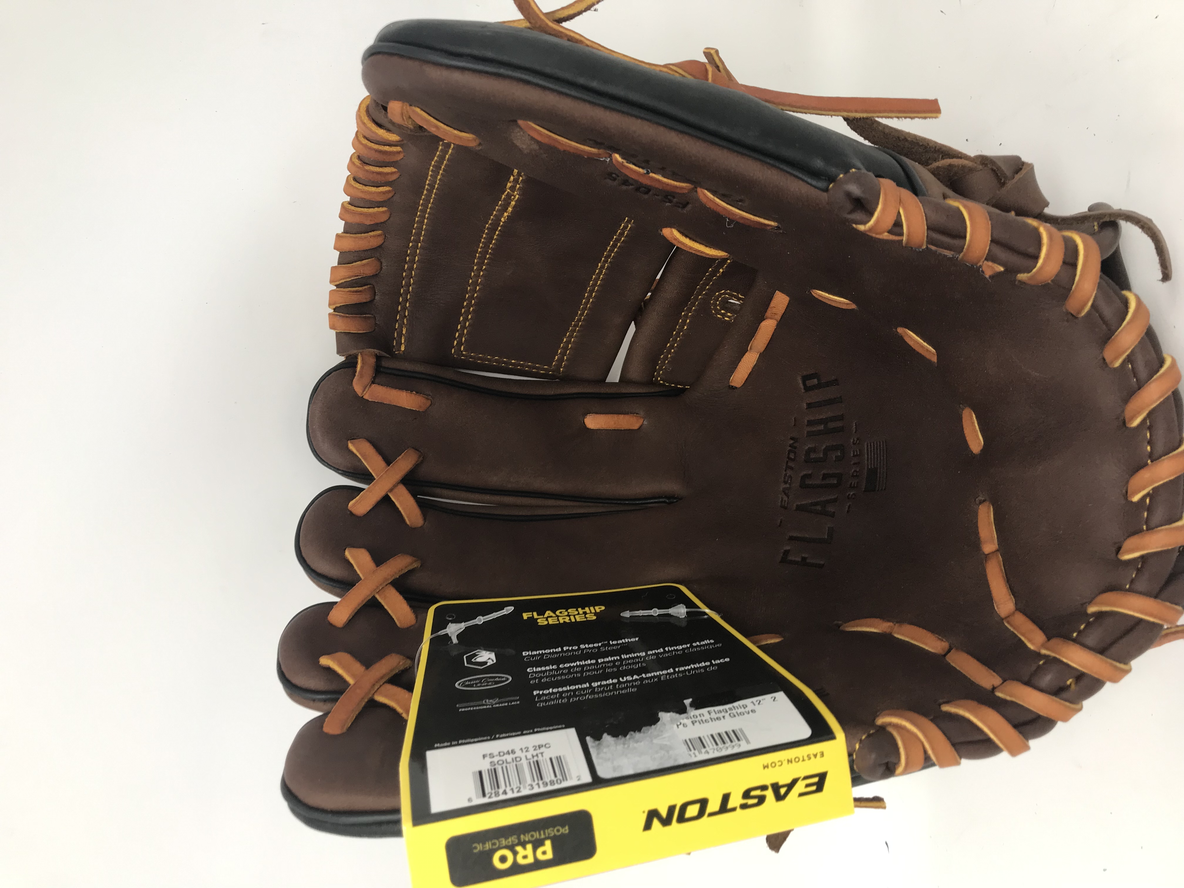 New Easton | FLAGSHIP Baseball Glove | Left Hand Throw | 12